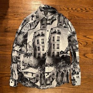 H&M Paris Button Down Shirt